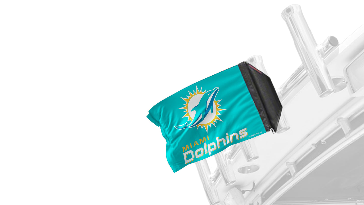 Miami Dolphins 11"x17" Forever Wave Flag