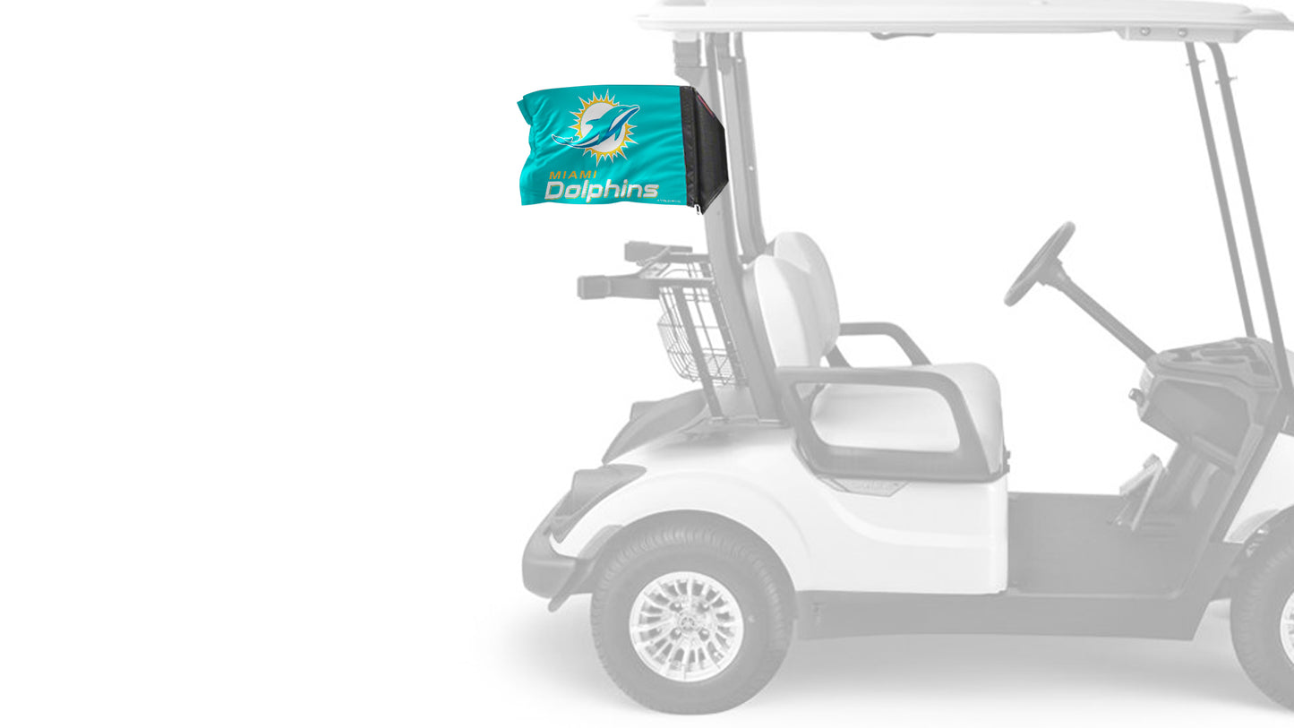 Miami Dolphins 11"x17" Forever Wave Flag