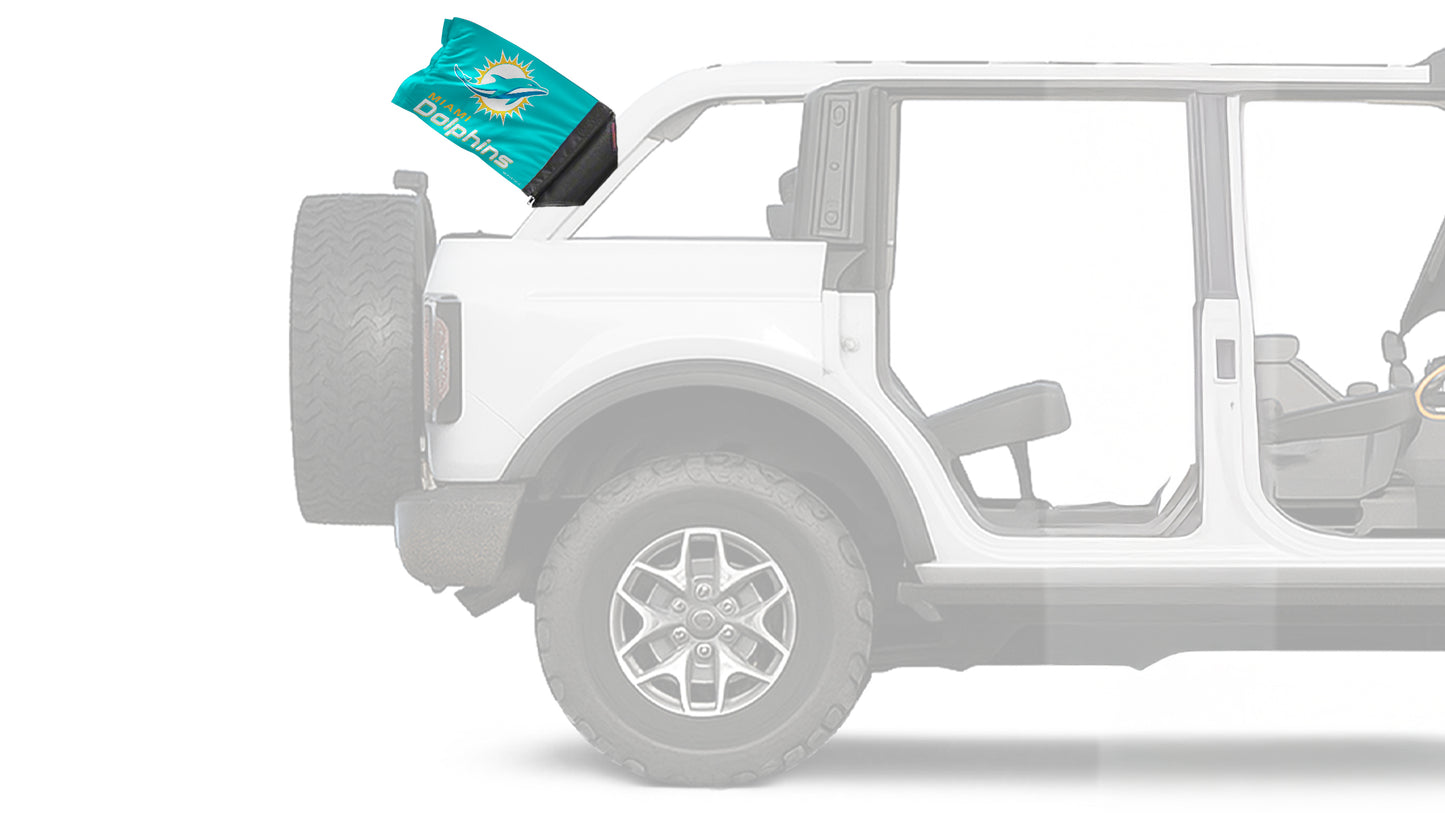 Miami Dolphins 11"x17" Forever Wave Flag