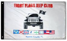 Eight Flags Jeep Club3'x5' Double-Sided Flag
