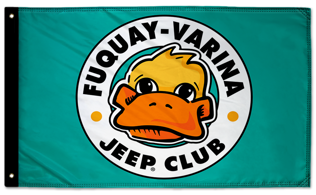 Fuquay Varina Jeep Club 3'x5' Double-Sided Flag