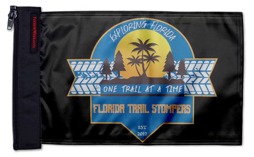 Florida Trail Stompers Flag 12"x18" Forever Wave Flag
