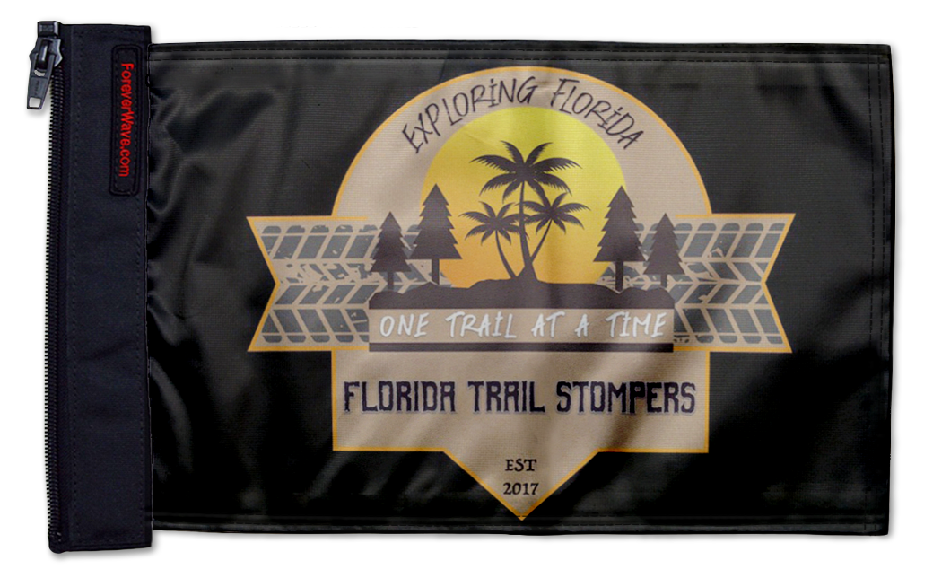 Florida Trail Stompers Flag 12"x18" Forever Wave Flag