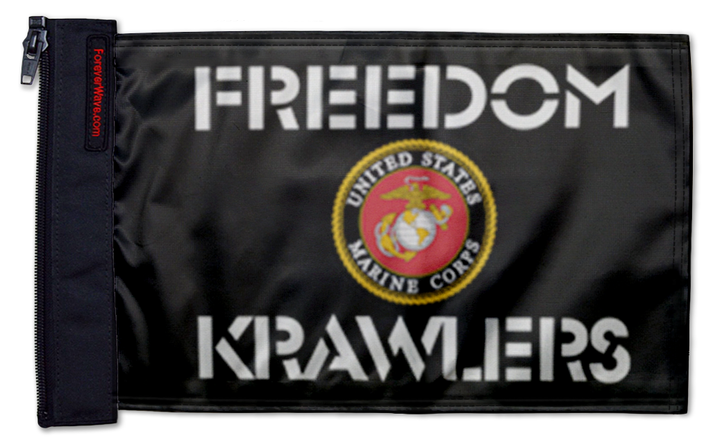Freedom Krawlers Flag 12"x18" Forever Wave Flag