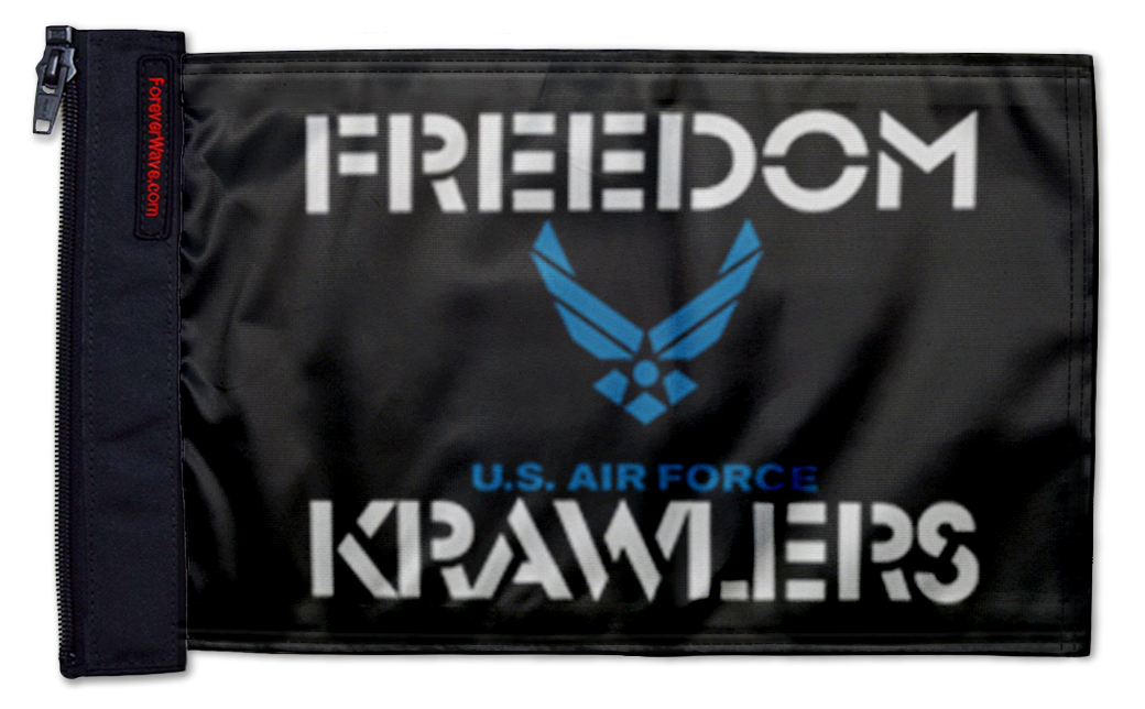 Freedom Krawlers Flag 12"x18" Forever Wave Flag