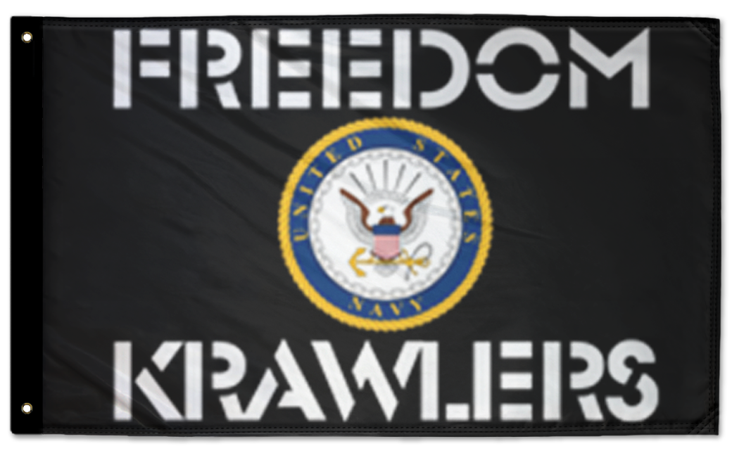 Freedom Krawlers Flag 3'x5' Double-Sided Flag
