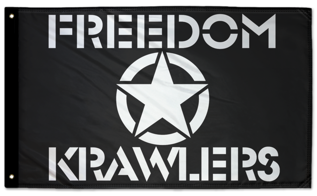 Freedom Krawlers Flag 3'x5' Double-Sided Flag