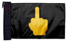 Emoji Middle Finger 12"x18" Forever Wave Flag for Jeep Wrangler YJ 1986-1995