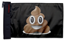 Emoji Poop 12"x18" Forever Wave Flag for Golf Carts