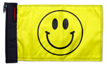 Smiley Face 12"x18" Forever Wave Flag for Jeep Gladiator JT