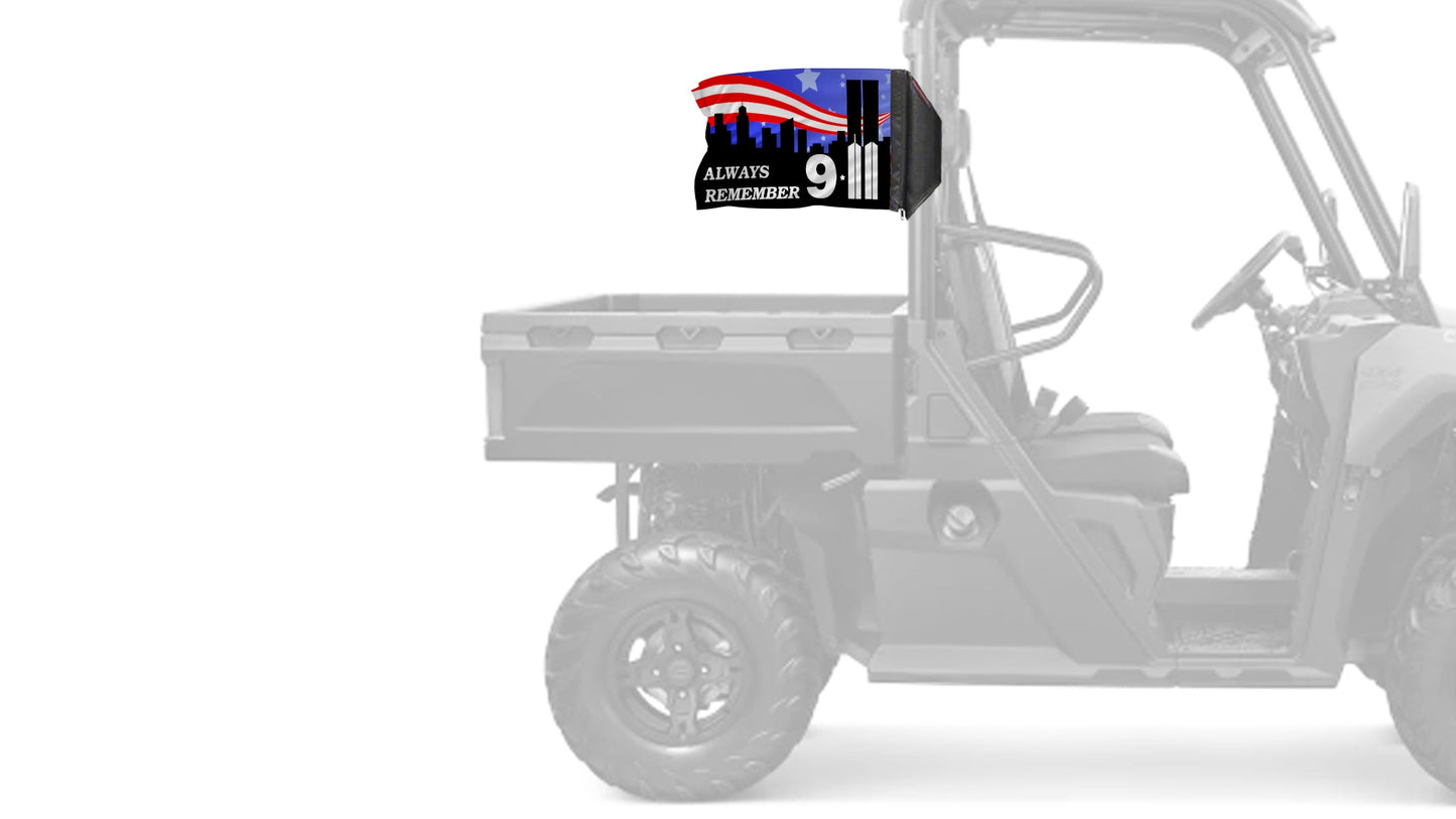 911 Tribute 12"x18" Forever Wave Flag for UTVs