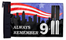 911 Tribute 12"x18" Forever Wave Flag for Golf Carts
