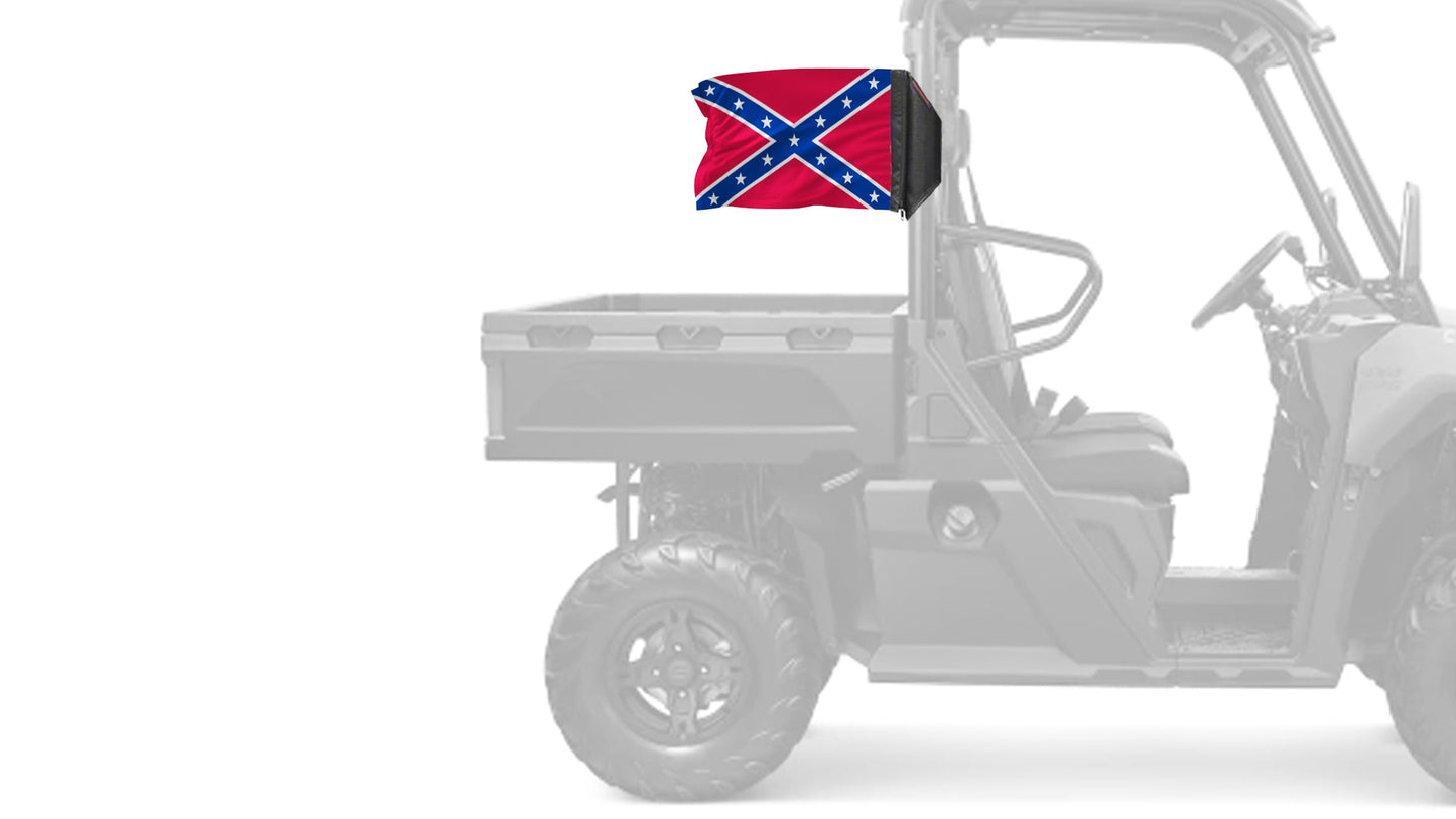 Confederate 12"x18" Forever Wave Flag for UTVs