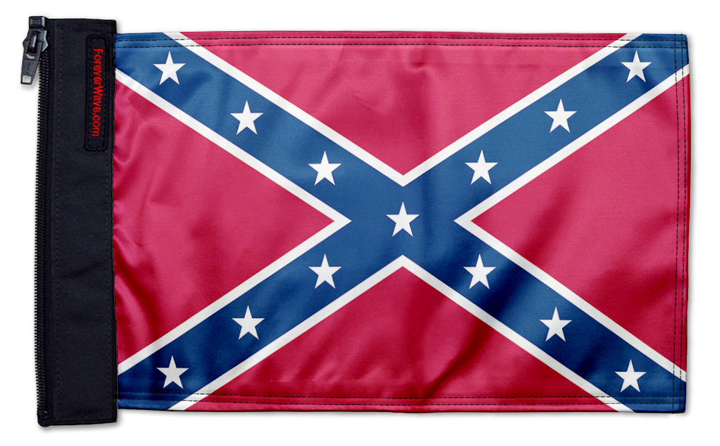 Confederate 12"x18" Forever Wave Flag