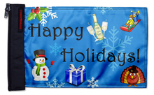 Happy Holidays 12"x18" Forever Wave Flag for UTVs