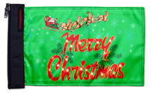 Merry Christmas 12"x18" Forever Wave Flag for Jeep Wrangler YJ 1986-1995