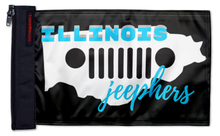 Illinois JeepHers Flag 12"x18" Forever Wave Flag