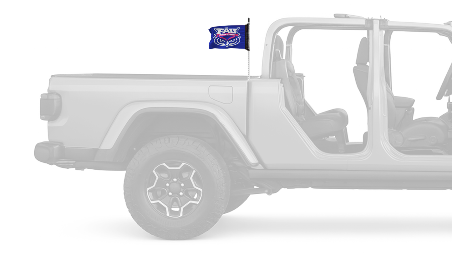 Florida Atlantic University 11"x17" Forever Wave Flag for Jeep Gladiator JT