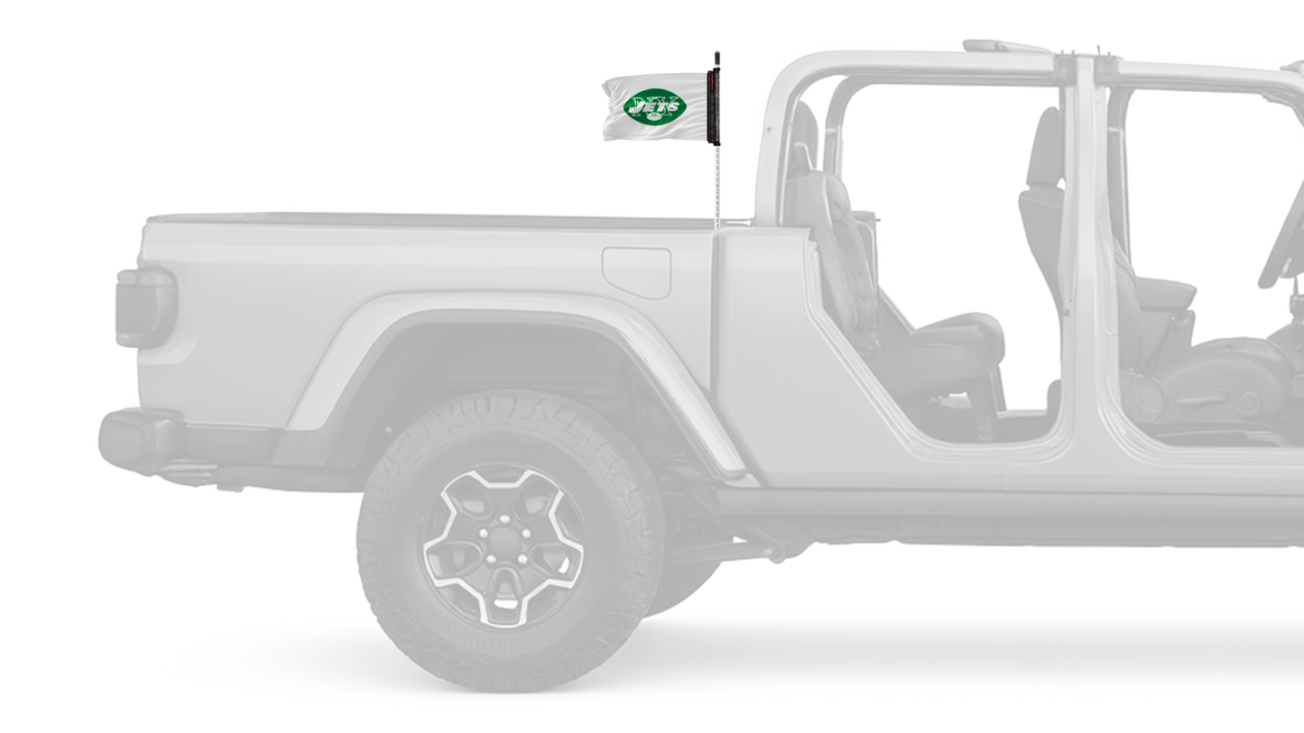 New York Jets 11"x17" Forever Wave Flag for Jeep Gladiator JT