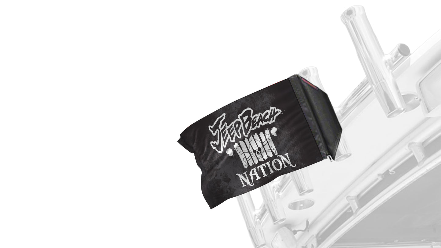 Jeep Beach Nation 12"x18" Forever Wave Flag