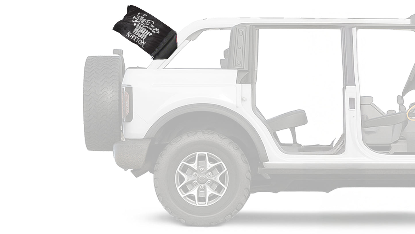 Jeep Beach Nation 12"x18" Forever Wave Flag