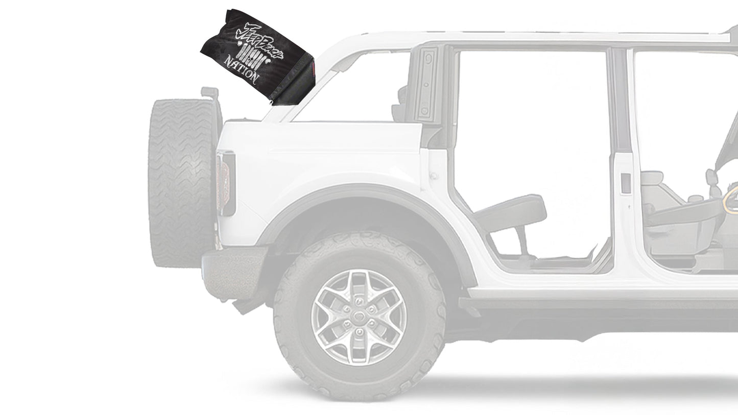Jeep Beach Nation 12"x18" Forever Wave Flag for Bronco