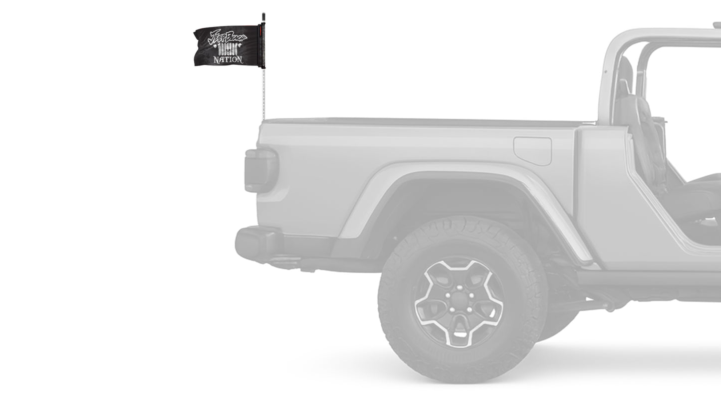 Jeep Beach Nation 12"x18" Forever Wave Flag