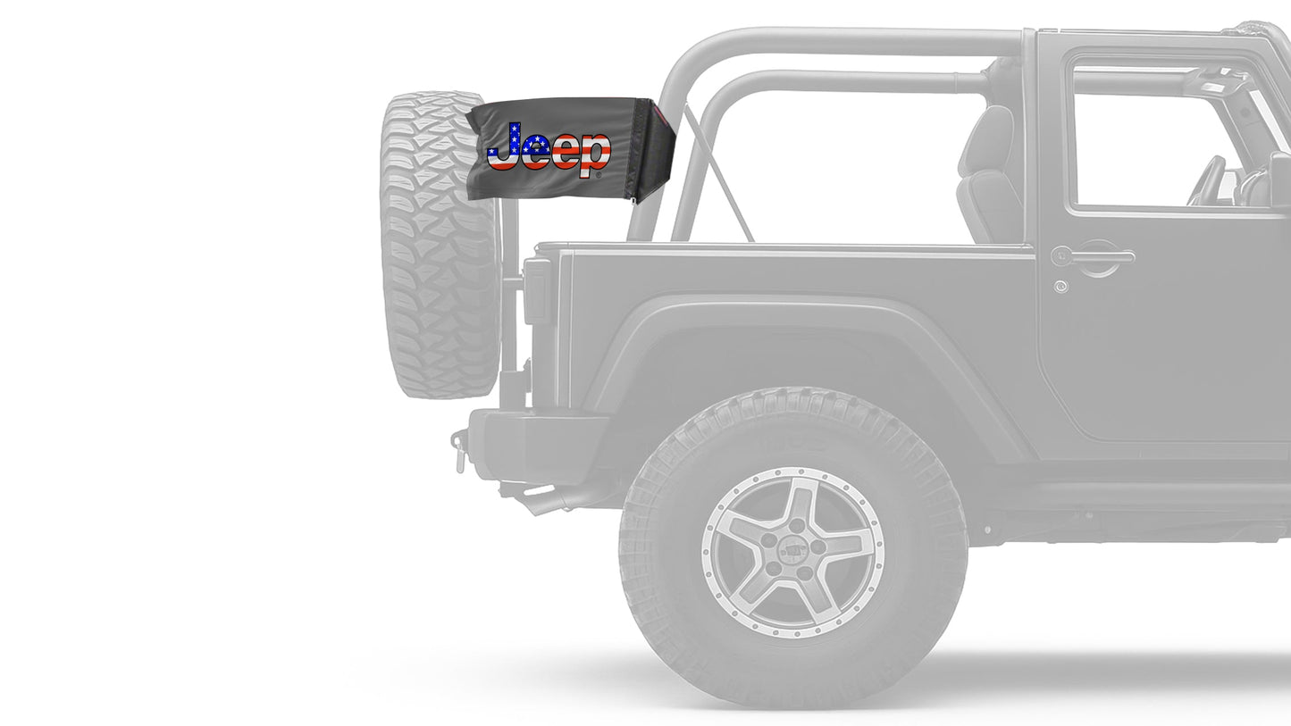 Jeep USA 12"x18" Forever Wave Flag for Jeep Wrangler YJ 1986-1995