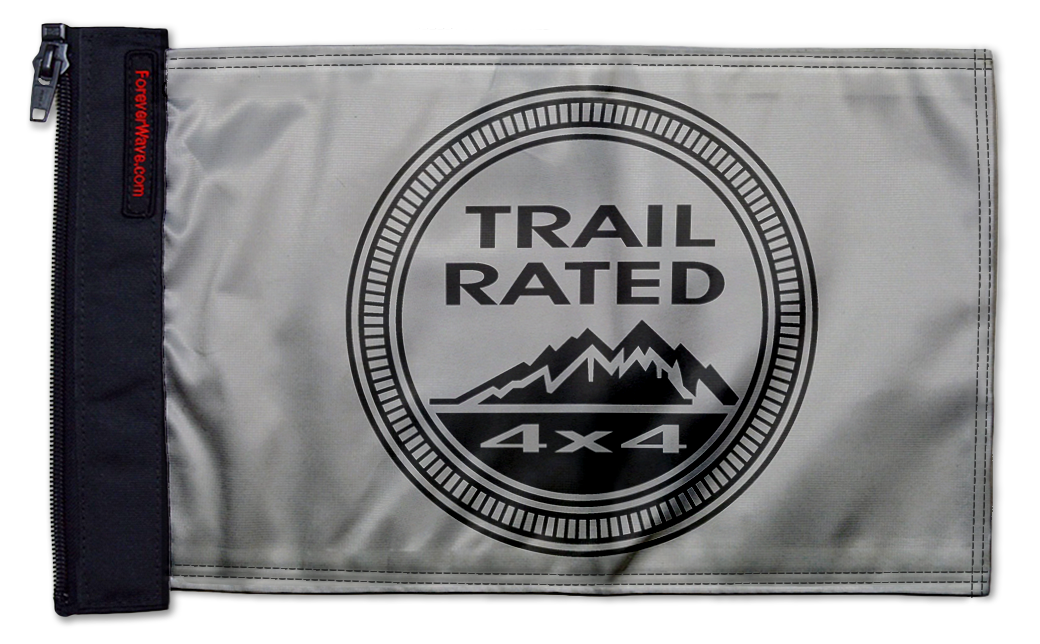 Trail Rated 12"x18" Forever Wave Flag