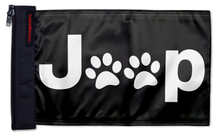 Jeep Paws 12"x18" Forever Wave Flag
