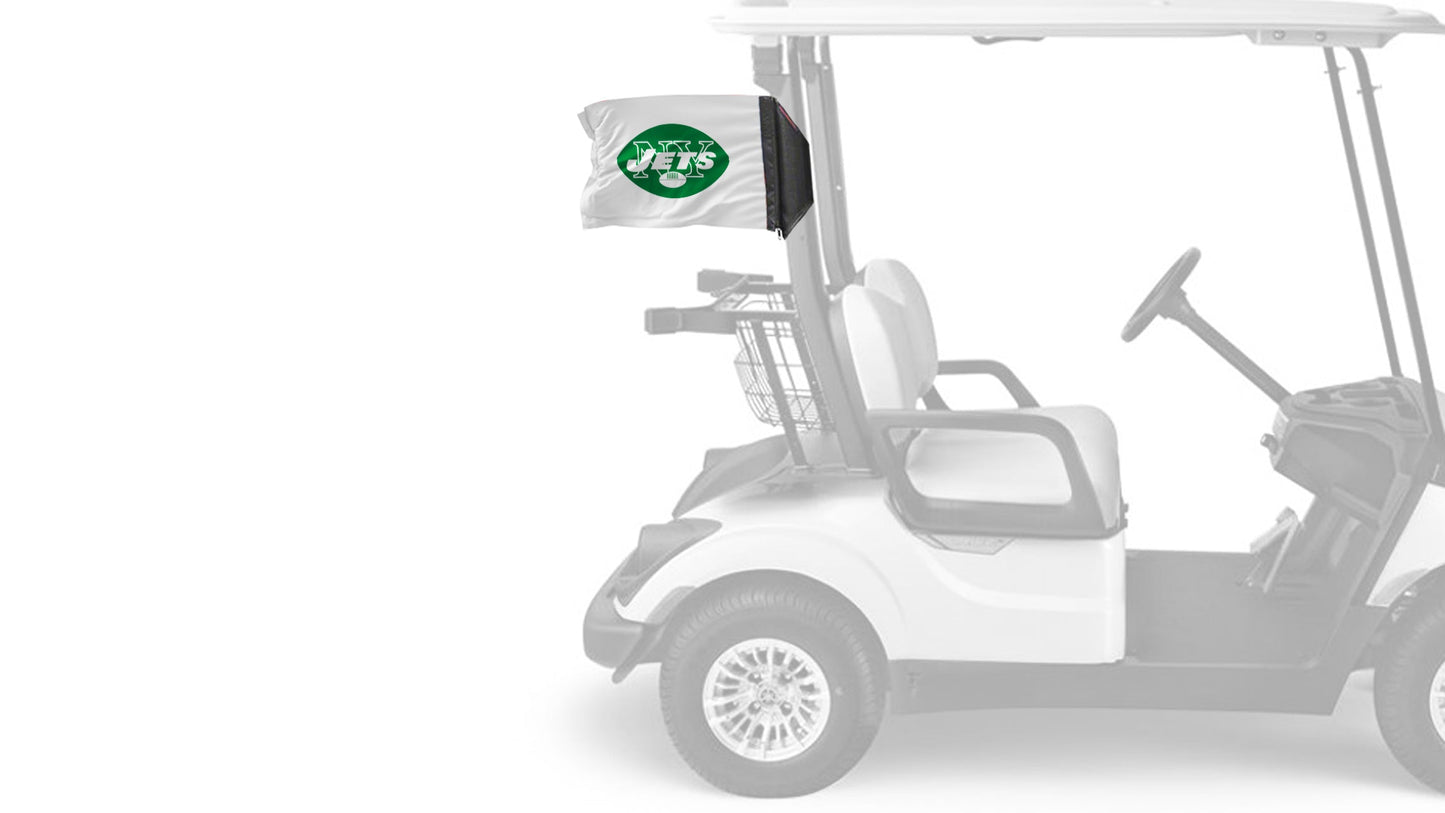 New York Jets 11"x17" Forever Wave Flag for Golf Carts