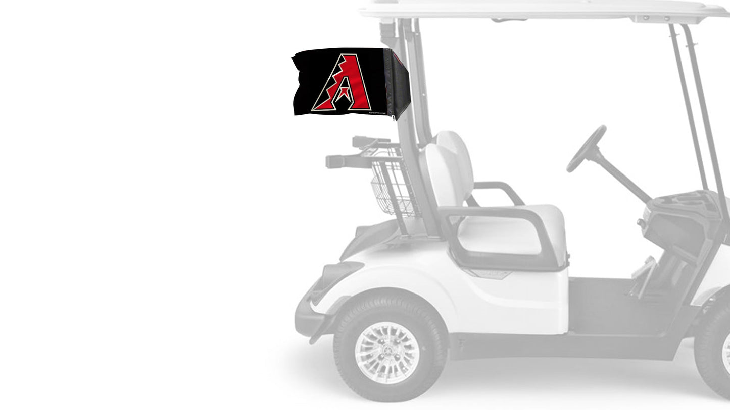 Arizona Diamondbacks 11"x17" Forever Wave Flag for Golf Carts