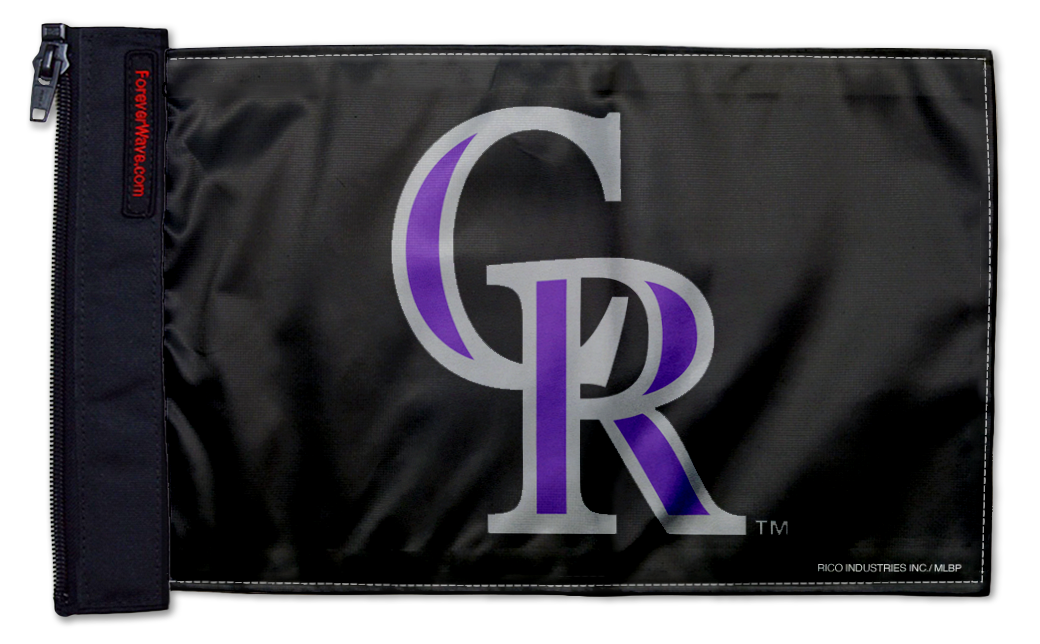 Colorado Rockies 11"x17" Forever Wave Flag