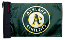 Oakland A's 11"x17" Forever Wave Flag for Jeep Wrangler TJ 1996-2006