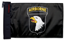 Airborne 101st Division 12"x18" Forever Wave Flag for Jeep Wrangler JL 2-Door 2018-Present