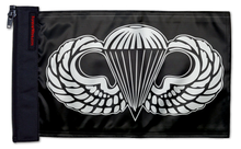 Airborne 12"x18" Forever Wave Flag for Jeep Wrangler JK 2-Door 2007-2018