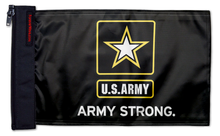 Army Strong 12"x18" Forever Wave Flag for Jeep Wrangler JK 2-Door 2007-2018
