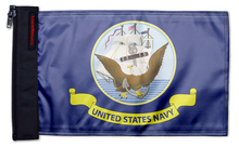 Navy 12"x18" Forever Wave Flag for Jeep Wrangler JKU 4-Door 2007-2018