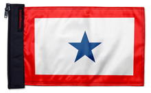 Service Blue Star12"x18" Forever Wave Flag for Jeep Wrangler LJ 2003-2006