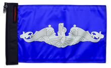 Submarine Silver Dolphins 12"x18" Forever Wave Flag for Jeep Wrangler TJ 1996-2006