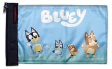 Bluey 12"x18" Forever Wave Flag for Jeep Wrangler CJ-7 and CJ-8 1976-1986