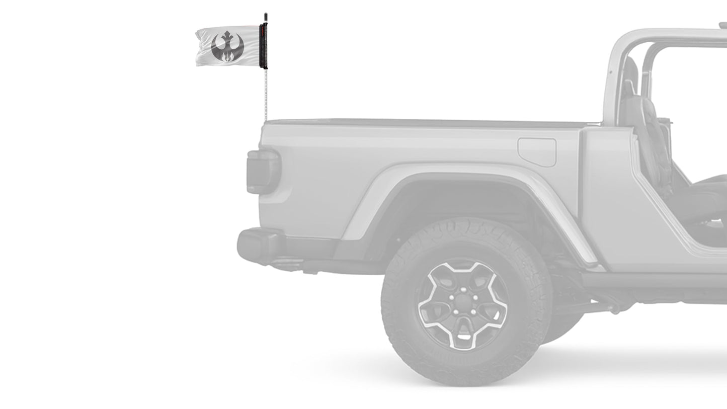 Star Wars Jedi Order 12"x18" Forever Wave Flag for Jeep Wrangler JL 2-Door 2018-Present