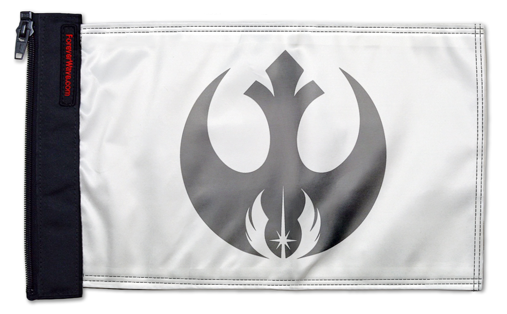 Star Wars Jedi Order 12"x18" Forever Wave Flag for Jeep Wrangler JL 2-Door 2018-Present