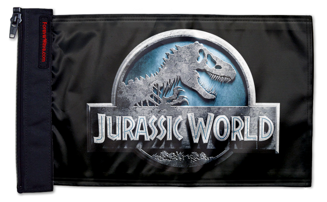 Jurassic World 12"x18" Forever Wave Flag for Jeep Wrangler YJ 1986-1995