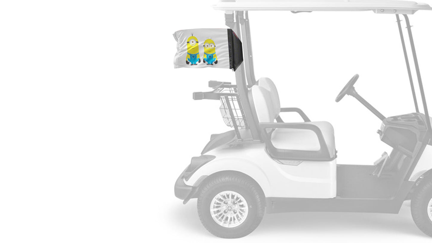 Minions 12"x18" Forever Wave Flag