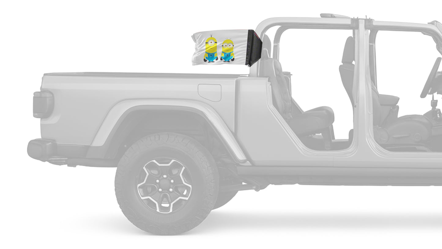 Minions 12"x18" Forever Wave Flag