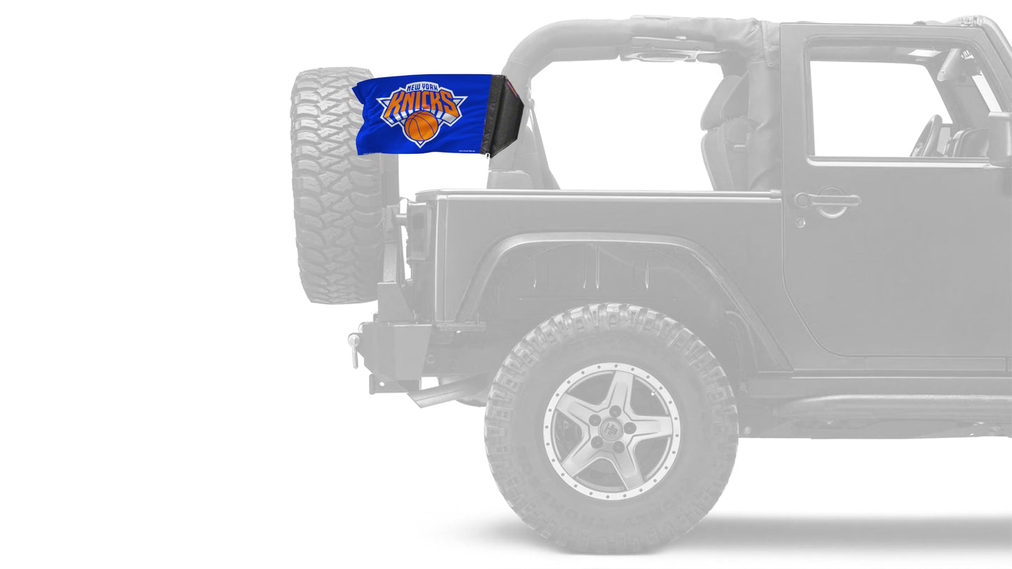 New York Knicks 11"x17" Forever Wave Flag for Jeep Wrangler JLU 4-Door 2018-Present