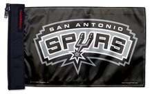 San Antonio Spurs 11"x17" Forever Wave Flag for Jeep Wrangler CJ-7 and CJ-8 1976-1986