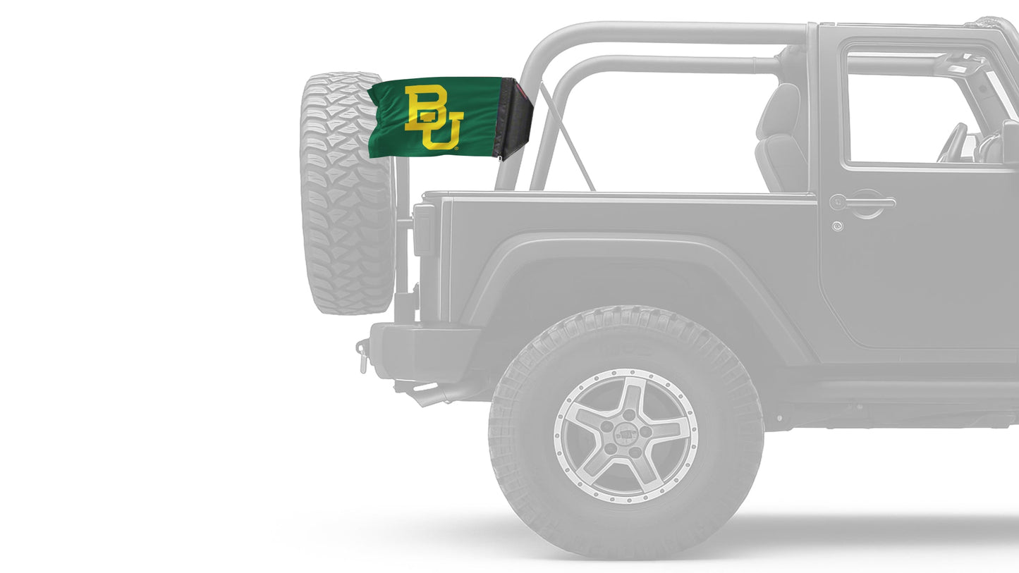 Baylor 11"x17" Forever Wave Flag for Jeep Wrangler JL 2-Door 2018-Present