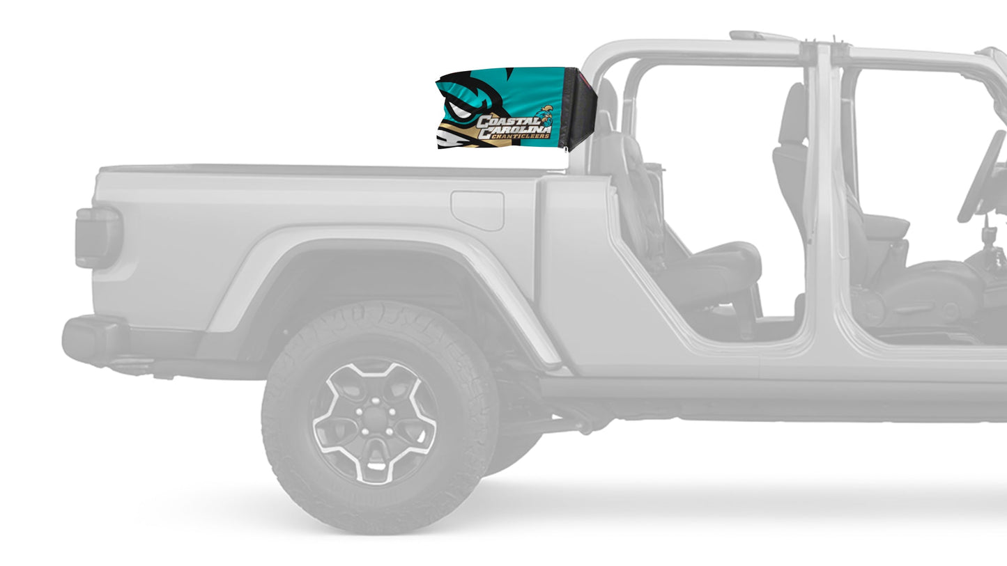 Coastal Carolina 11"x17" Forever Wave Flag for Jeep Gladiator JT